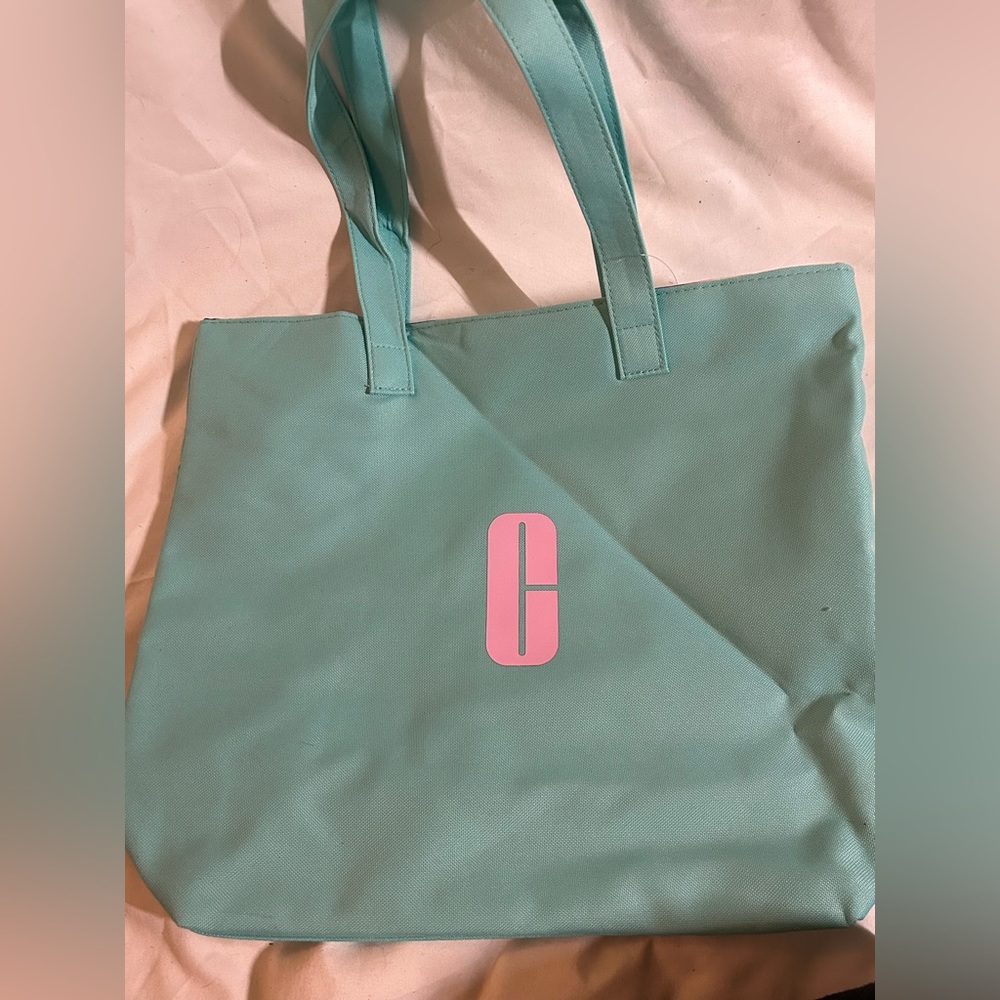 Clinique Canvas Tote with Geometric Sateen Lining